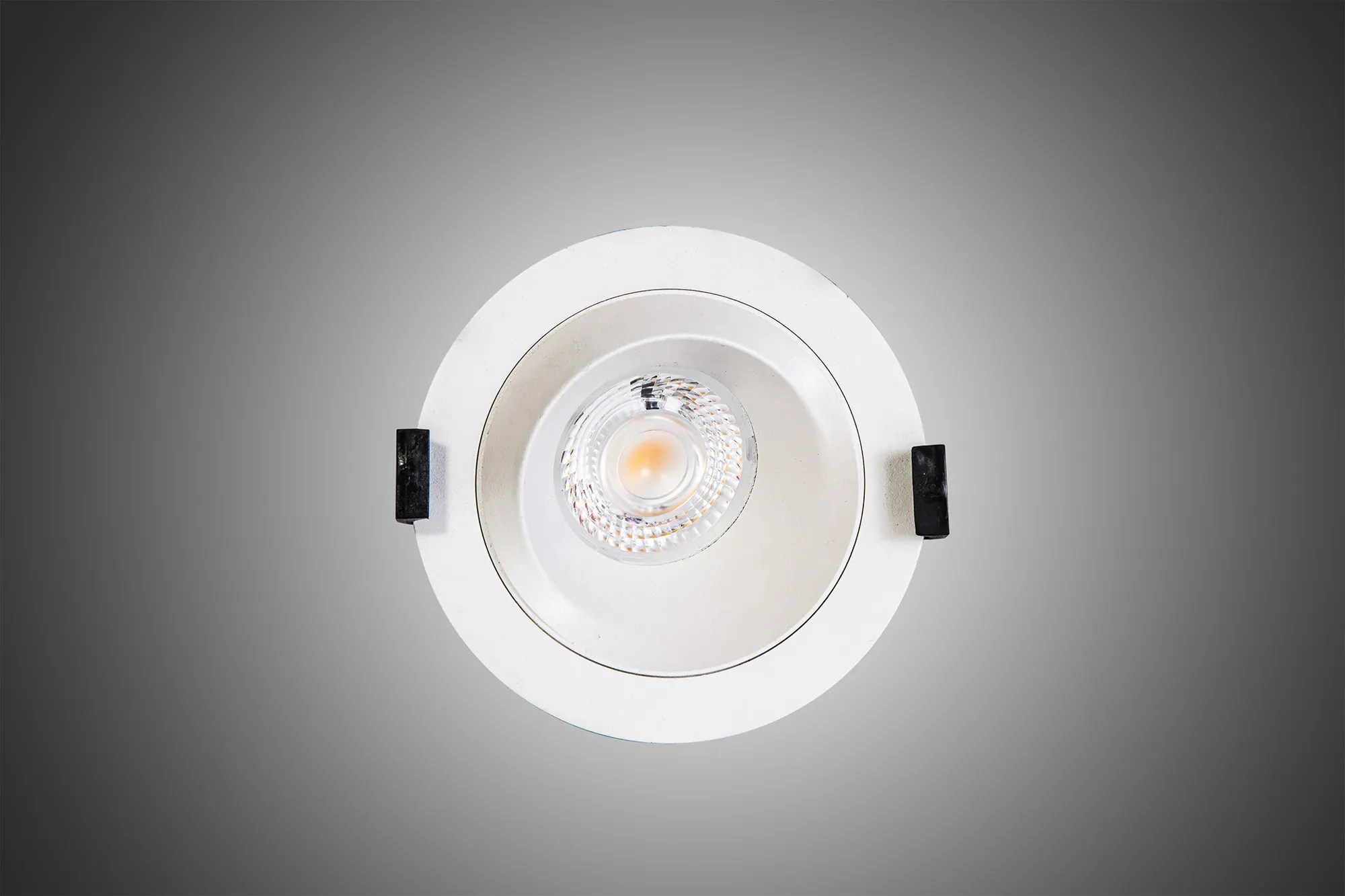 Bonia 10 Dimmable Tridonic 10W 631lm 2700K 36°, White/White 27° Angled Round Downlight , NO DRIVER REQUIRED, 5yrs Warranty DM201125  Dlux Bonia 10